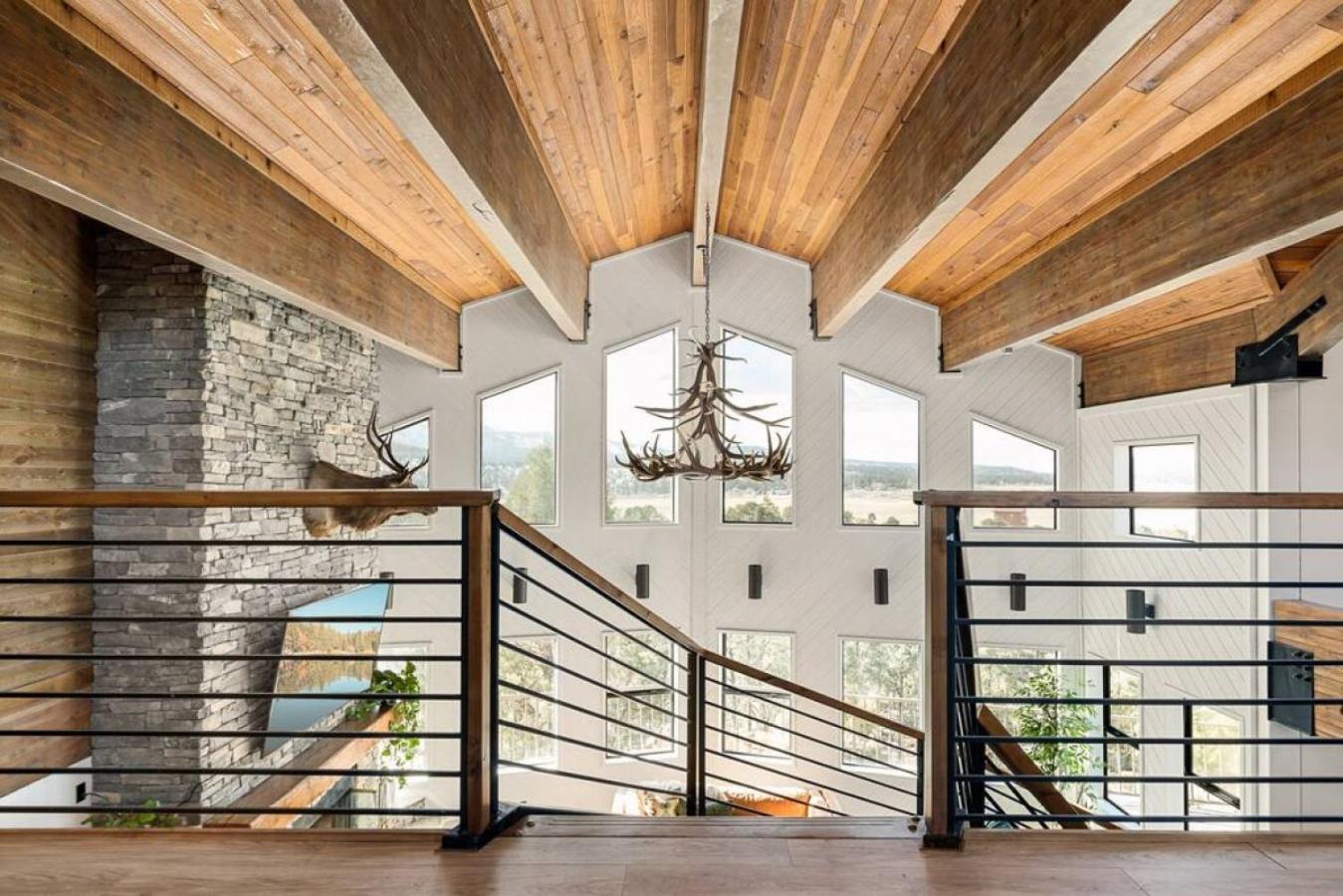 Steel Pine Lodge A Rustic Mountain Retreat Views Baldwin Lake Exteriör bild