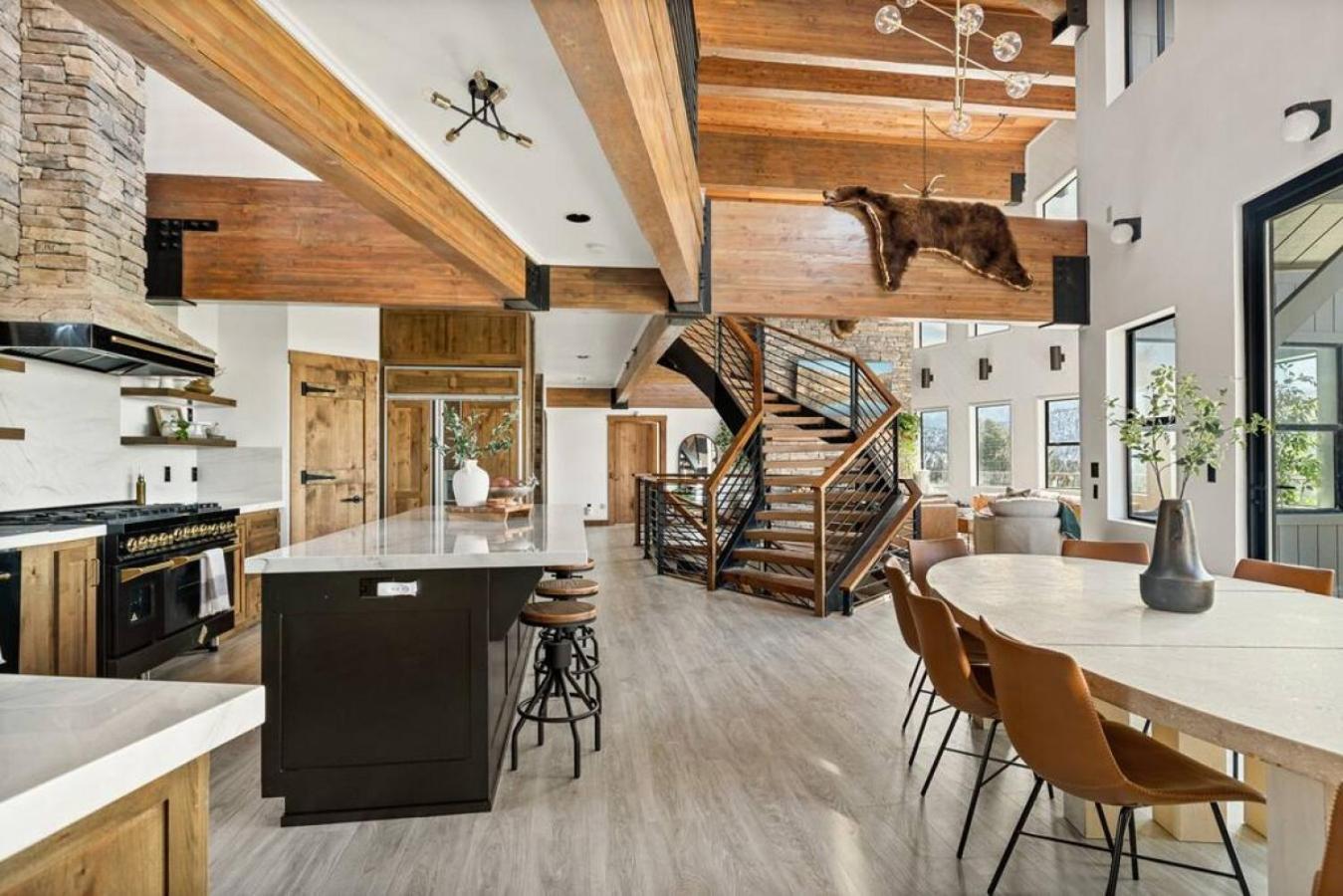 Steel Pine Lodge A Rustic Mountain Retreat Views Baldwin Lake Exteriör bild